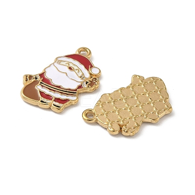 304 Stainless Steel Enamel Pendants STAS-L300-012G-30-1