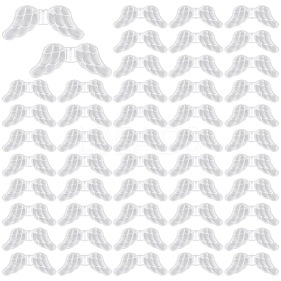 300Pcs Transparent Acrylic Beads TACR-HY0001-08-1
