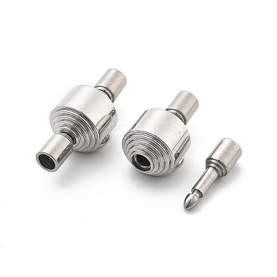 304 Stainless Steel European Clasps STAS-Z115-04P-04-1