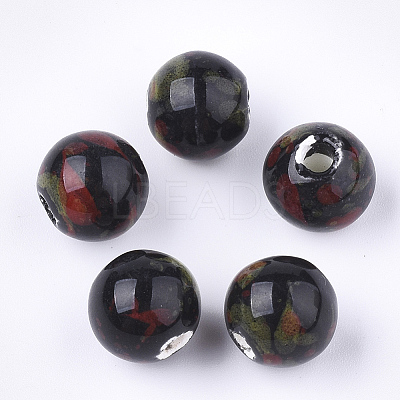 Handmade Porcelain Beads X-PORC-Q262-03-1