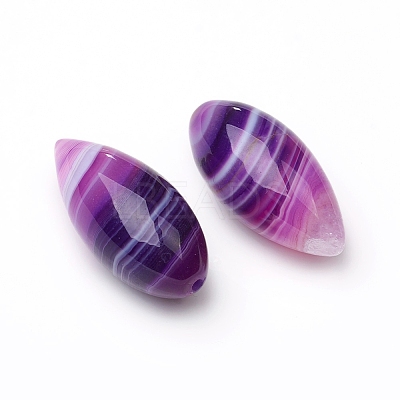 Natural Banded Agate/Striped Agate Beads X-G-L514-020A-1