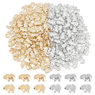200Pcs 2 Colors CCB Plastic Beads FIND-PH0008-29-1