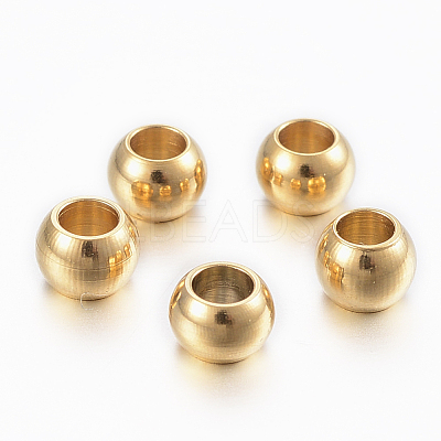 Ion Plating(IP) 304 Stainless Steel Beads STAS-H394-02G-1