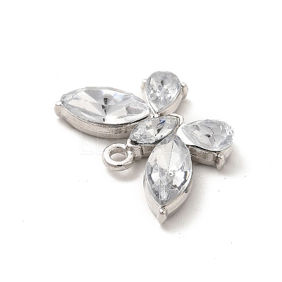 Alloy Cubic Zirconia Pendants ALRI-K050-02P-1