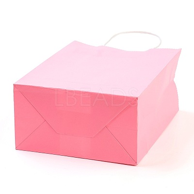 Pure Color Kraft Paper Bags LS-AJEW-G020-C-11-1