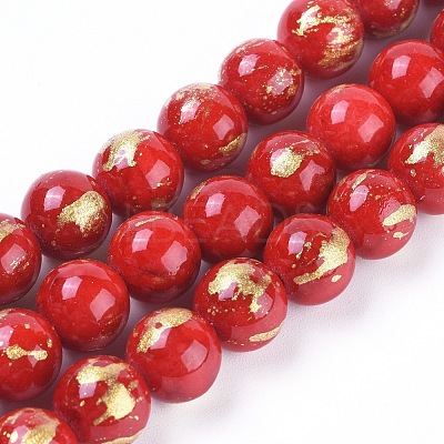 Natural Mashan Jade Beads Strands X-G-F670-A14-6mm-1