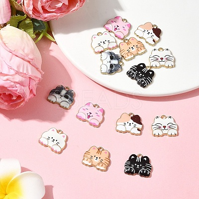 14Pcs 7 Colors Alloy Pendants FIND-FS0003-01-1