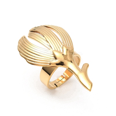 304 Stainless Steel Cuff Rings LS-RJEW-D338-05F-G-1