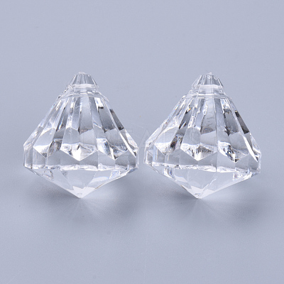 Transparent Acrylic Pendants TACR-Q260-D-V01-1