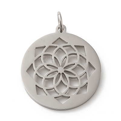 Non-Tarnish 304 Stainless Steel Pendants STAS-C086-05D-P-1