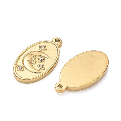 304 Stainless Steel Rhinestone Pendants RB-CBA7A56-05G-1
