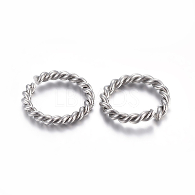 Tarnish Resistant 304 Stainless Steel Jump Rings X-STAS-F191-11P-B-1