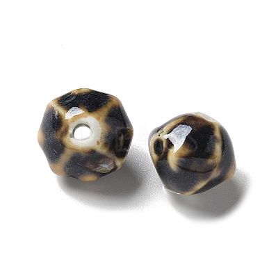 Vintage Porcelain Pumpkin Beads PORC-L080-A01-1