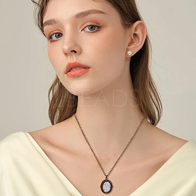 1Bag Alloy Pendant Cabochon Settings FIND-SC0023-79B-02-1