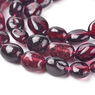 Natural Garnet Beads Strands G-L478-52-1