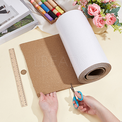 Cork Insulation Roll AJEW-WH0709-220A-1-1