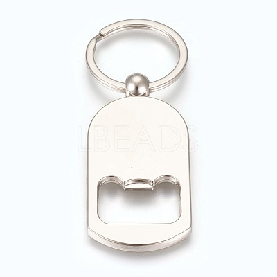 Zinc Alloy Cabochon Settings Bottle Openers AJEW-E038-04P-1