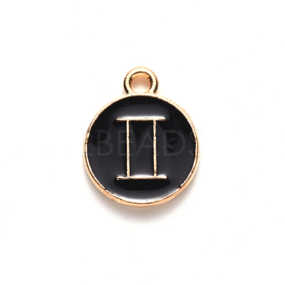 Alloy Enamel Pendants ENAM-S124-01A-08I-1
