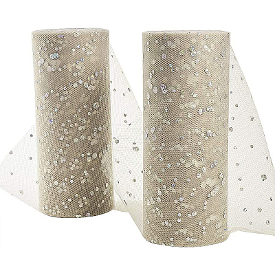Glitter Sequin Deco Mesh Ribbons OCOR-BC0008-37-1