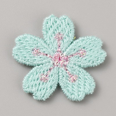 Polyester Embroidery Ornament Accessories DIY-WH0504-129B-1