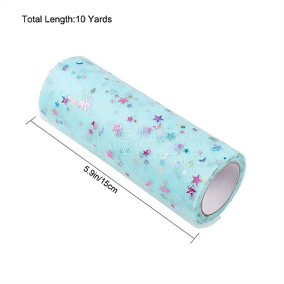 Star Sequin Deco Mesh Ribbons OCOR-P010-F07-1