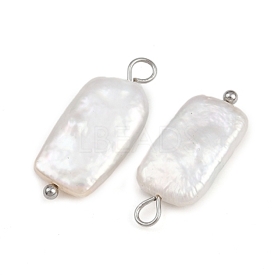 Natural Freshwater Pearl Keshi Pearl Pendants STAS-D378-02P-1