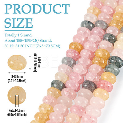 1 Strand Glass Beads Strands GLAA-TADJ0001-06B-1