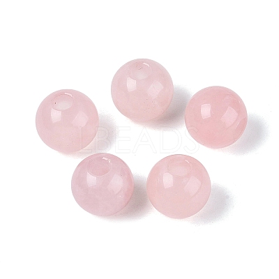 Natural Rose Quartz European Beads G-Q602-09C-01-1