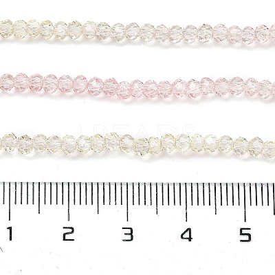 Transparent Painted Glass Beads Strands DGLA-A034-T2mm-A25-1