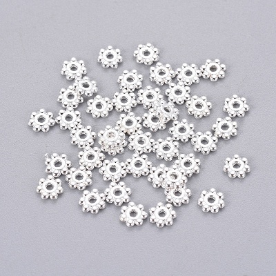 Tibetan Style Alloy Daisy Spacer Beads K08SK022-01S-NR-1