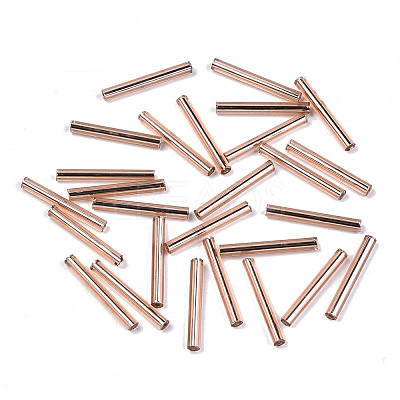 Electroplate Glass Bugle Beads SEED-S043-02C-03-1