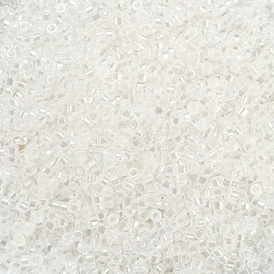 Opaque Colours Luster Glass Seed Beads SEED-H003-12I-1