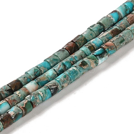 Synthetic Regalite/Imperial Jasper/Sea Sediment Jasper Beads Strands G-F765-E06-01-1
