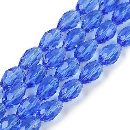 Transparent Glass Beads Strands EGLA-N013-T10mm-D10-1
