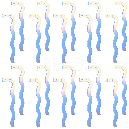 20Pcs Acrylic 2-Hole Earring Try-On Stick EDIS-FG0001-60-1