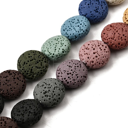 Natural Lava Rock Beads Strands G-I034-A01-01C-1