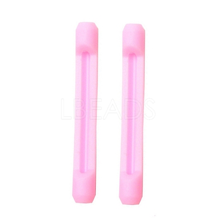 Non-slip Silicone Eyeglasses Ear Grip Tip Holder SIL-WH0004-01E-1