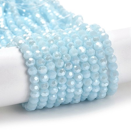 Electroplate Opaque Glass Beads Strands LS-EGLA-A035-P4mm-A10-1