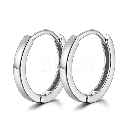 Anti-Tarnish Vintage Style Sterling Silver Hoop Earrings WY0636-10-1