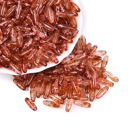 Picasso Transparent Glass Seed Beads SEED-N012-11C-1