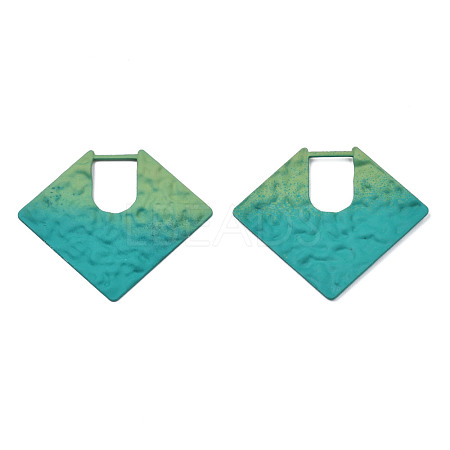 Spray Painted Iron Pendants IFIN-N008-032A-1