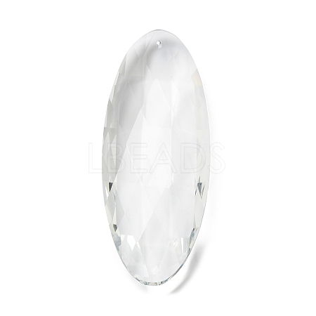Transparent Glass Pendants GLAA-R223-04B-1