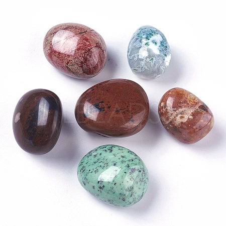 Natural Mixed Gemstone Beads G-O174-16-1