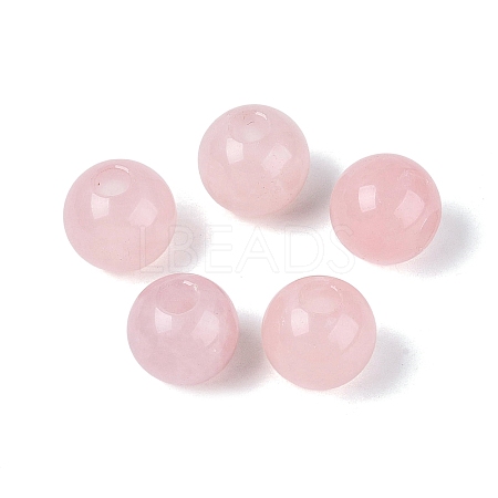 Natural Rose Quartz European Beads G-Q602-09C-01-1