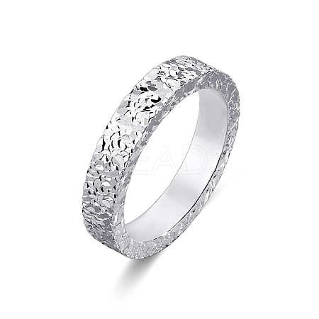 Brass Crushed Ice Pattern Finger Rings FS-WG1F485-07-1