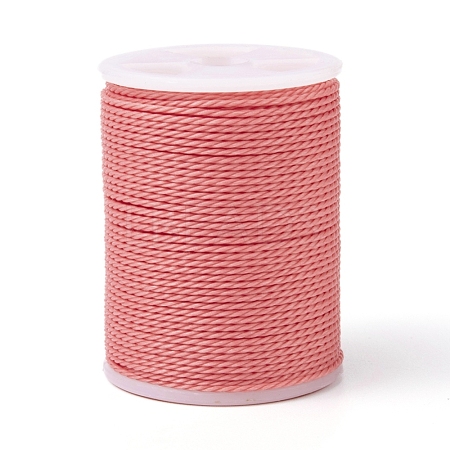 Round Waxed Polyester Cord YC-G006-01-1.0mm-28-1