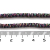 Electroplated Synthetic Non-magnetic Hematite Beads Strands G-H020-M01-19-4
