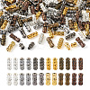 Kissitty 120 Sets 12 Styles Brass Screw Clasps KK-KS0001-24-3