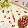 32Pcs Food Grade Eco-Friendly Silicone Beads SIL-SC0003-21-4