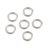 304 Stainless Steel Closed Jump Rings STAS-G393-06P-03-1